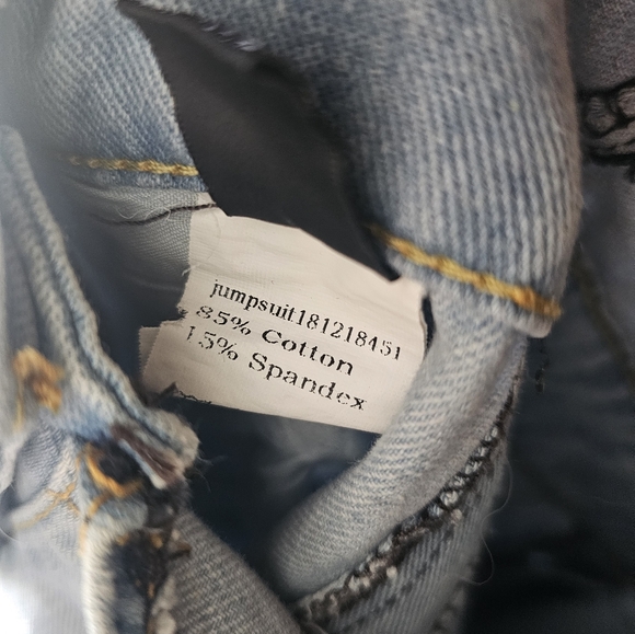 Light blue denim jumpsuit - Picture 3 of 3